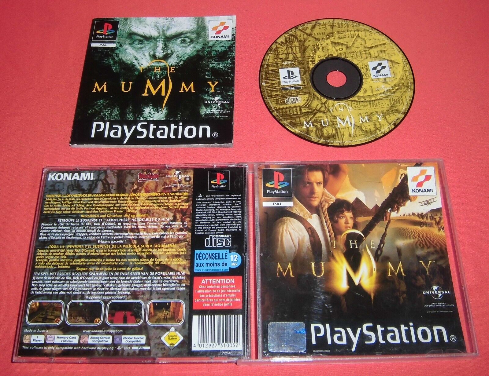 Playstation PS1 The Mummy [PAL (EUR Fr)] PS One  *JRF*