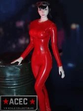 USA 1/6 scale Slim Tight Leotard Bodysuit For 12" PHICEN Hot Toys Female Figure