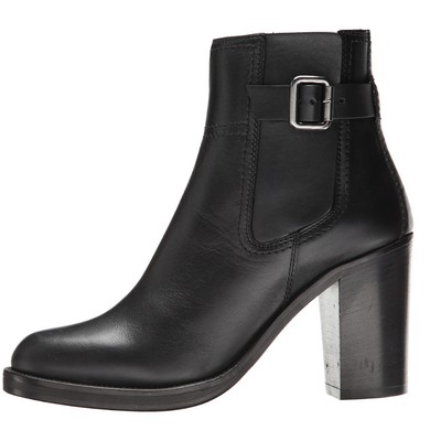 Women's Round Toe High Heels Ankle Boots Ankle Buckle Spring Fall Booties Shoes 