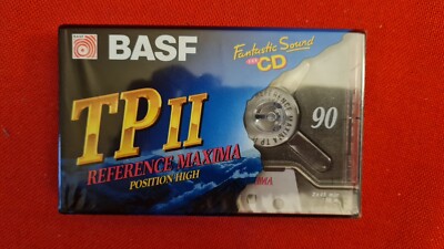 Audiokassetten   BASF TP II 90  Tapedeck Musik Cassetten 1 Stk! Referenz Maxima.