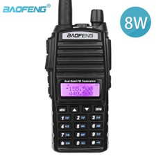 Baofeng UV-82 Walkie Talkie UV82 Portable Two way Radio Dual PTT Ham 8W CB Radio