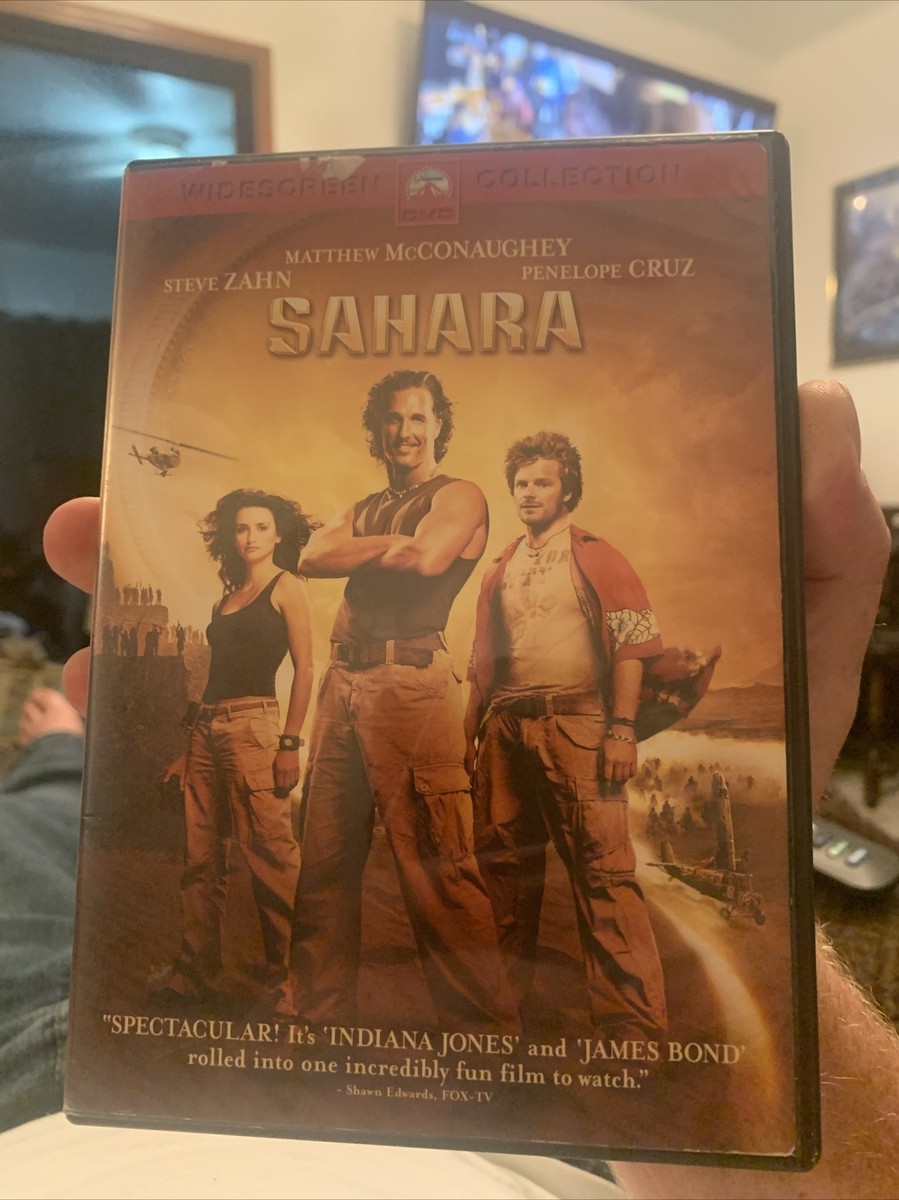 SAHARA (DVD Widescreen Matthew McConaughey, Penelope Cruz