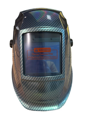 Custom Hydro Dipped Welding Mask WHAM30 Series Auto Dark Chameleon Carbon Fiber