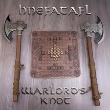 Hnefatafl Warlord’s Knot – Gioco da tavolo vichingo fatto a mano con conservazione