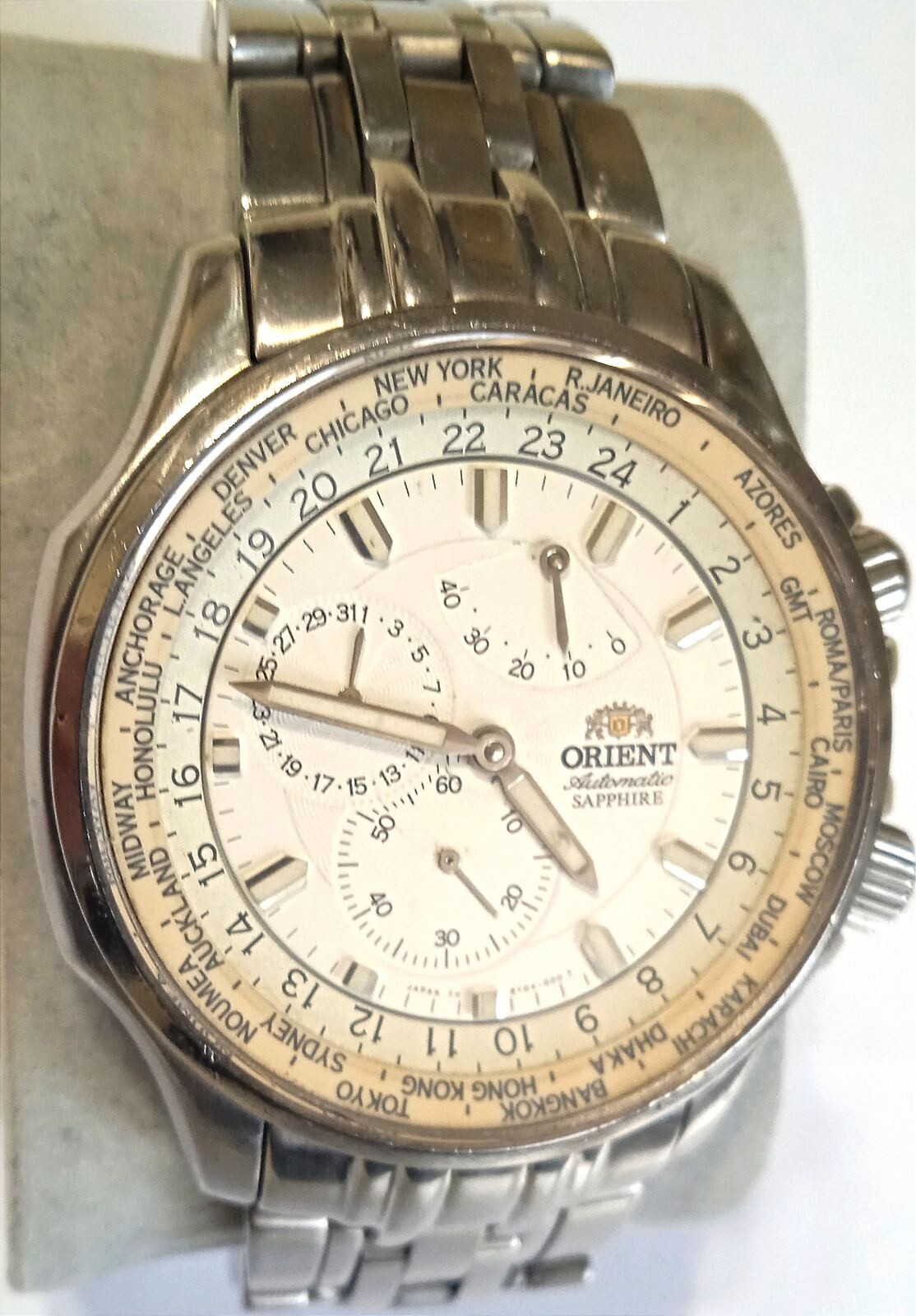 ORIENT Executive World Time -Automatic Watch -CEY… - image 8