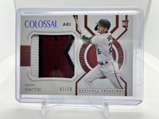 PAVIN SMITH 2021 Panini National Treasures Colossal Materials Holo Silver /10 RC
