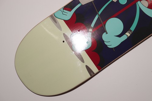 Dalek Space Monkey SIGNED Skateboard Deck Art - Navy Blue - Picture 3 of 11