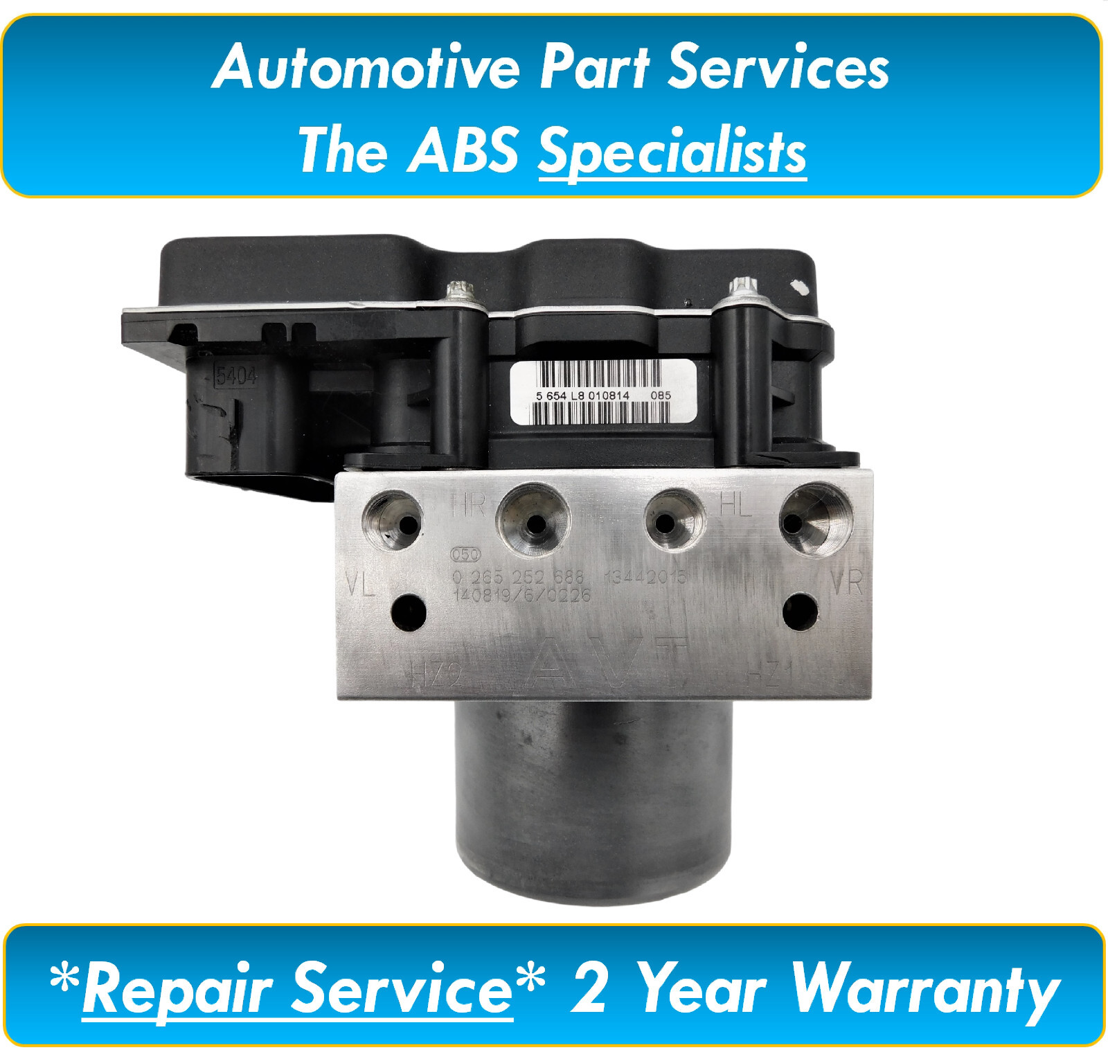 Vauxhall Corsa D ABS Block AVT, 0265252 688, 13442015 "Repair Service