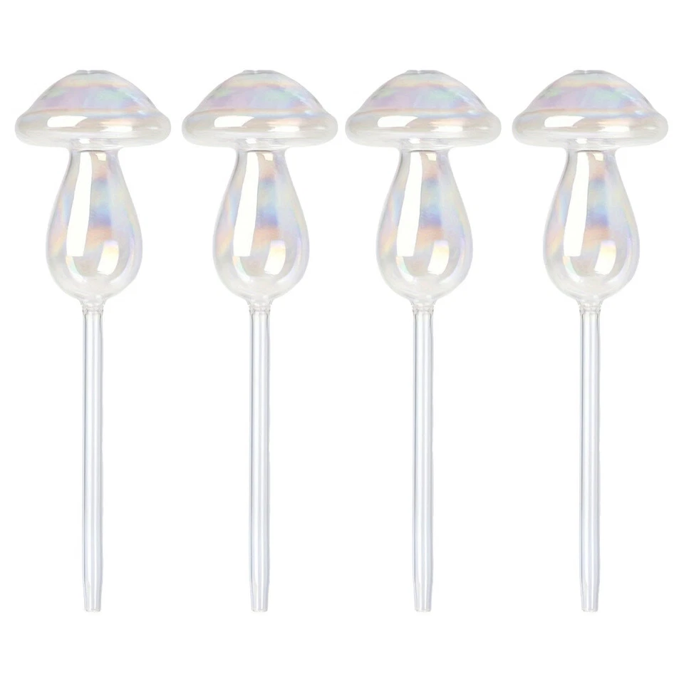 4 PIEZAS Picos de Riego para Plantas - Globos de Riego Automático para Plantas de Interior/Exterior Foto 2 de 4