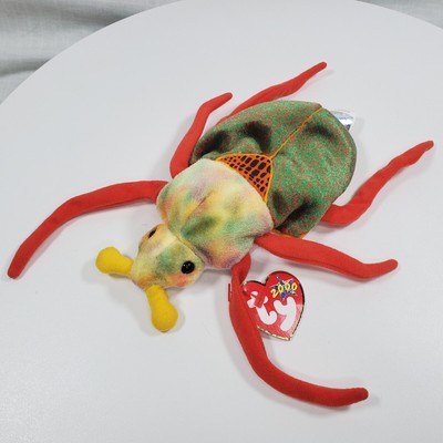 Scurry TY Beanie Baby Colorful Beetle Bug Insect NWT January 18 2000