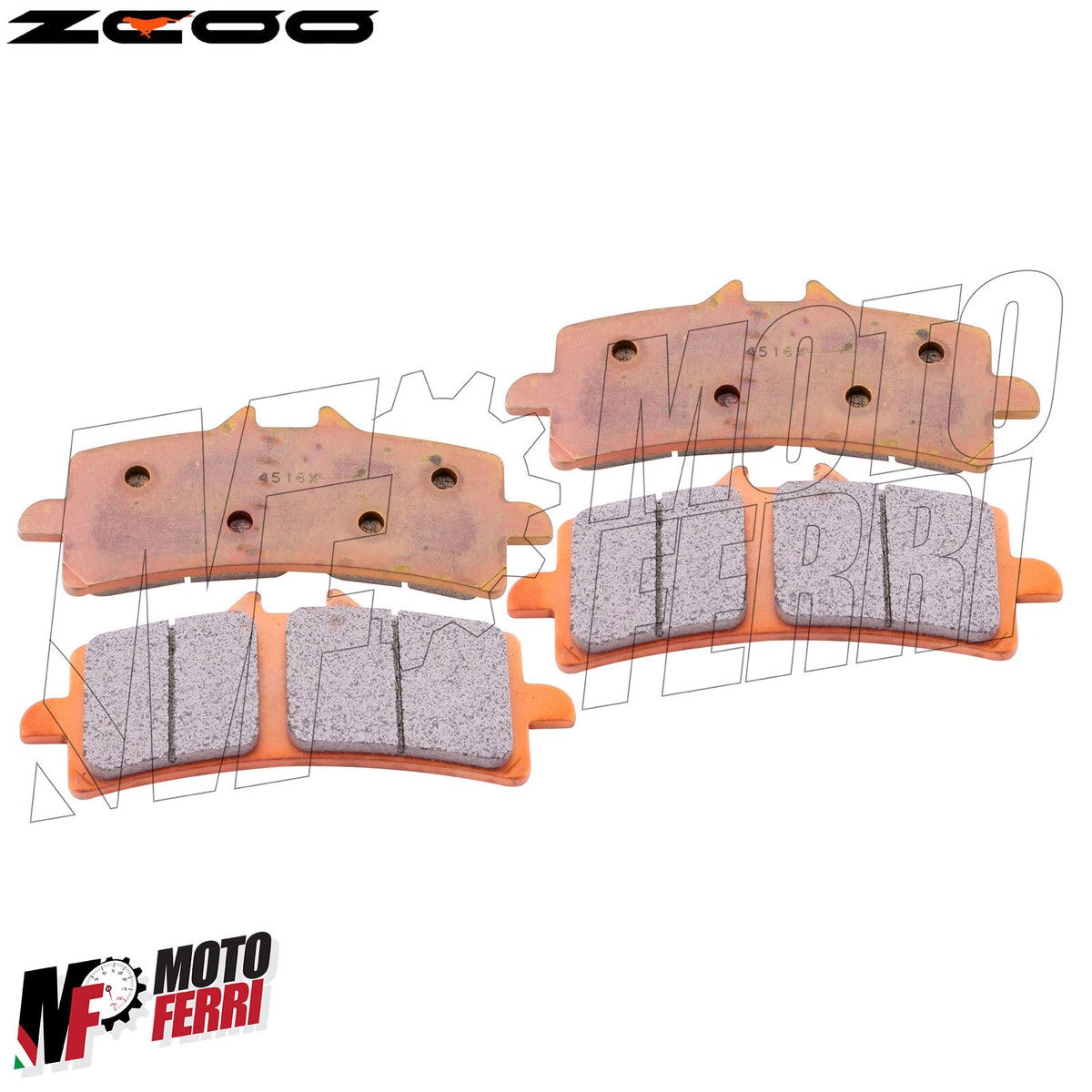 Mf2070 Front Brake Pads Zcoo Racing Brembo M4 34 Monoblock Radial