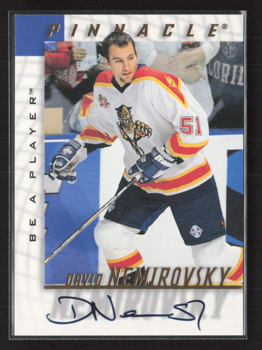 1997-98 Pinnacle Be a Player #167 David Nemirovsky zAuto Autographs (F)