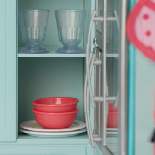 American Girl GOURMET KITCHEN SET for DOLL playset Island MIXER Lots of