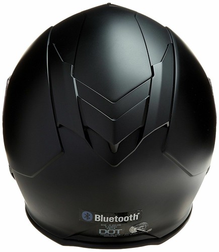 Torc T14 BLUETOOTH Full Face Dual Visor Motorcycle Helmet Matte Black - Bild 2 von 5