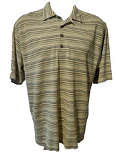 Tommy Bahama Polo Shirt Large Men's Golf Palm Tree Logo Collared Short Sleeve -