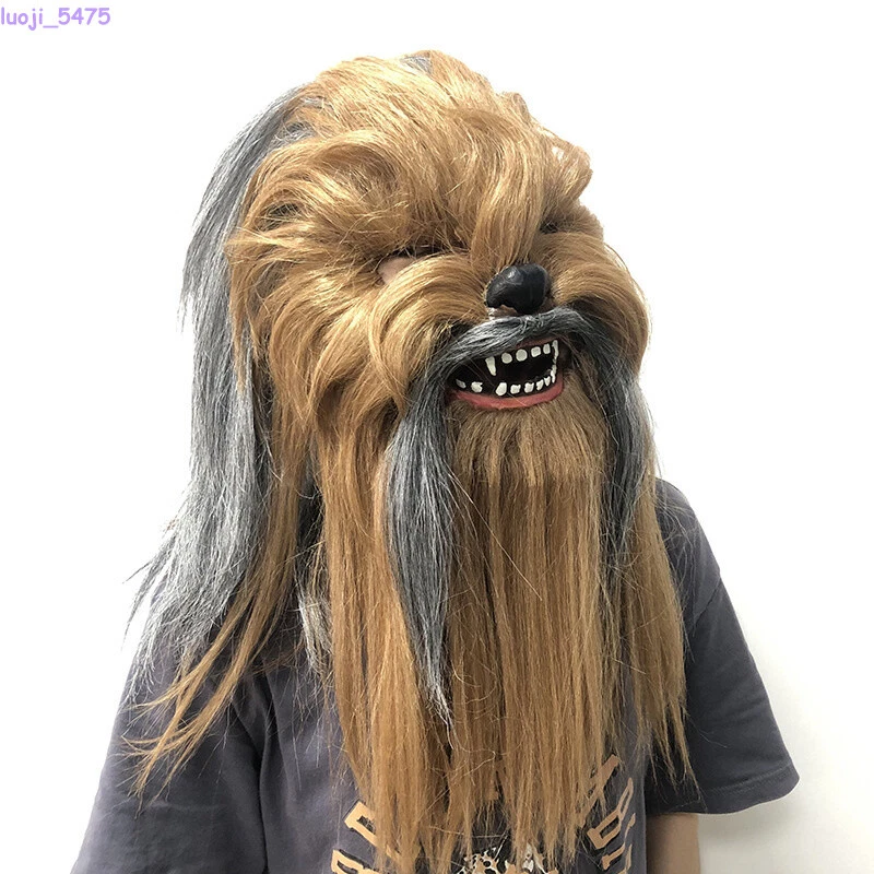 Star Wars Mask Cosplay Chewbacca Mask Collectors Rubber Mask Halloween Props New - Image 4 of 4