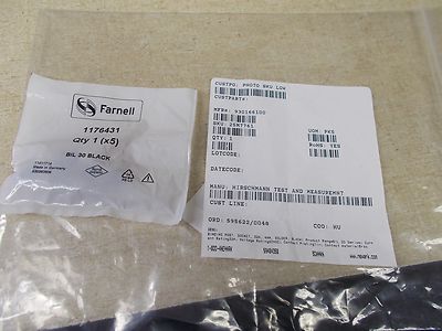 NEW Hirschmann Binding Post 930166100, Lot of 5 *FREE SHIPPING*