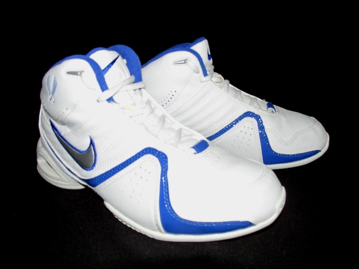 Nike 2006 Air Force Mid Women's White Blue Leather Basketball - Main Image