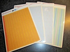 4 Mrs Grossman Sticker Packs - Silk Sachet / Harvest/ Spring Linen Fabric Sheets