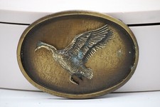Retro and Vintage Canadian Goose Solid brass Belt Buckle