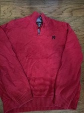Chaps boys red sweater XL 18-20