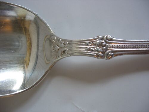 Vtg 1847 Rogers Bros Int silverplate LOTIS c1895 7 1/4" place soup spoon - Picture 3 of 5