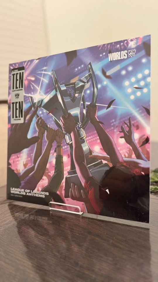 LEAGUE OF LEGENDS WORLDS ANTHEMS - Soundtrack, Ltd BLUE COLOR VINYL LP Sealed! - Image 2 of 2