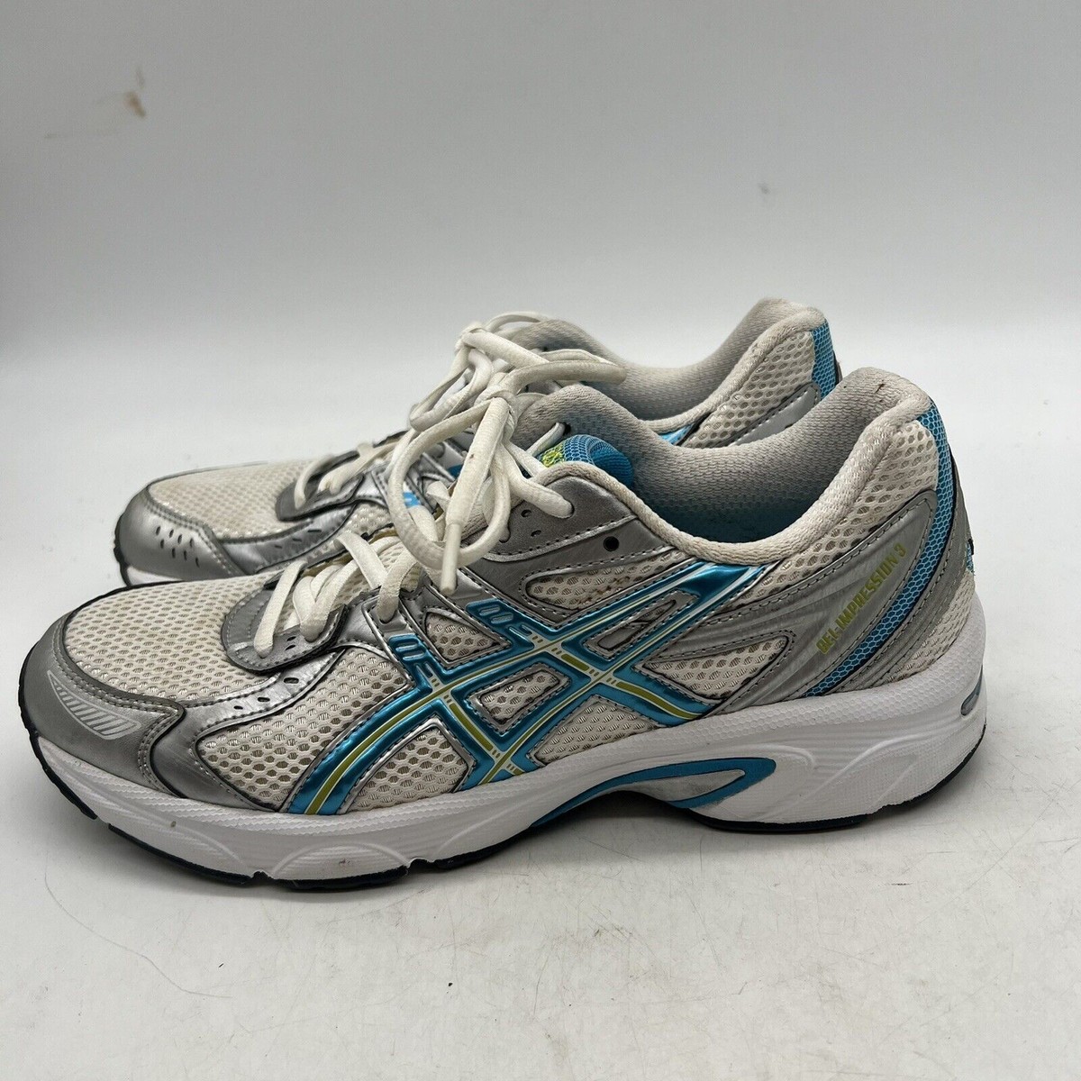 Asics Women's Gel Impression T0J7N Gray Running Shoes Sneakers