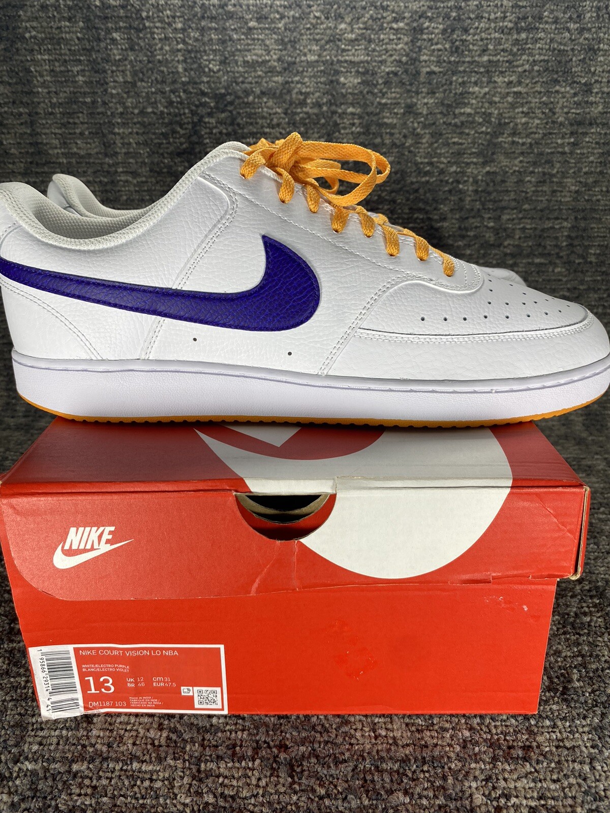 Nike Court Vision Lo NBA White Electro 