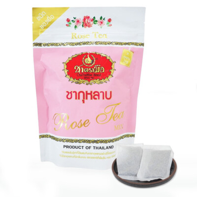 OOLONG ROSE TEA MIX  2.5g. x 30 Sachets Bag, Number One Chatramue Brand 