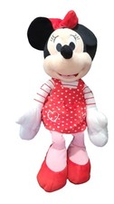 Disney Store Minnie Mouse Sweetheart Polka Dot Dress Plush 15" NWT