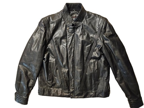 MIRAGE CLASSICS 90s Vintage Brown Genuine Leather A-2 Bomber