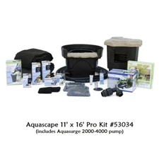 Aquascape 53034 Professional Grade Complete Medium Pond Kit - 11' x 16'