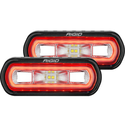 #ad Rigid Industries SR L Series Surface Mount LED Spreader Pair w Red Halo $329.99