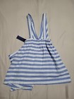 Habitual Kids Girl Ruched Fringe Dress Size 14 Linen-Blend Cotton Elastic Waist  — photo 3