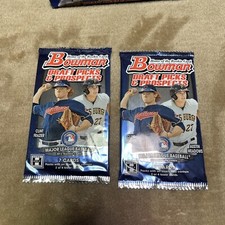 2x 2013 Bowman Draft HOBBY Pack Look4 Aaron Judge Meadows Chrome AUTO Bryant