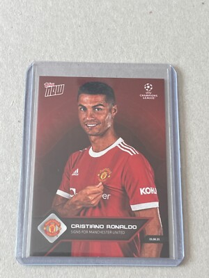 2021 Topps Now UEFA Soccer CRISTIANO RONALDO Champions