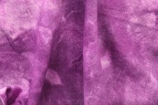 CLEMATIS purple HAND DYED RUG HOOKING WOOL Fat 1/8 SPOTTED CUR