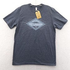 Gatlinburg Shirt Mens Medium Blue Tennessee Forest Nature Tee Outdoors Ouray New