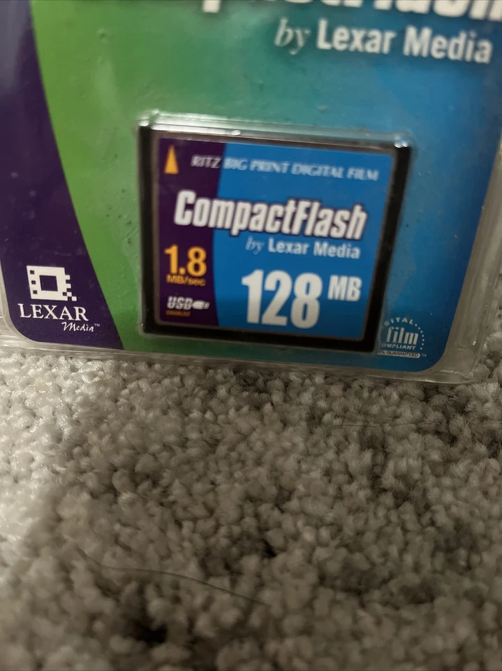 Lexar Media 128MB Starter Media Card Compactflash - Image 2 of 3