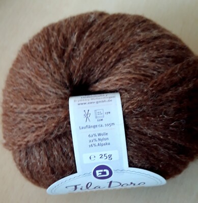 Angebot Fila Doro Soft Chaine federleichtes Garn mit Alpaka  Farbe 117  25 g