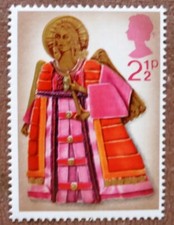 1972  GB Mint/MNH Stamp 'Christmas Angels' SG 913 Item No M-168