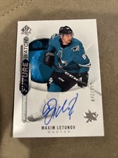 2020-21 SP Authentic Future Watch Auto Maxim Letunov 602/999 #179