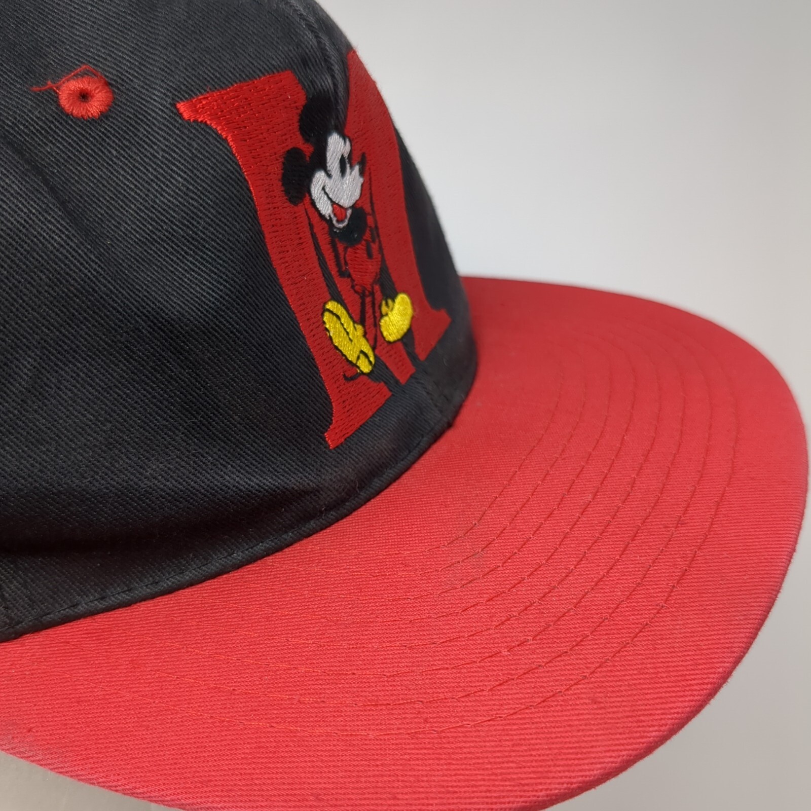 Mickey Mouse Snapback Hat Multicolor One Size Adj… - image 4