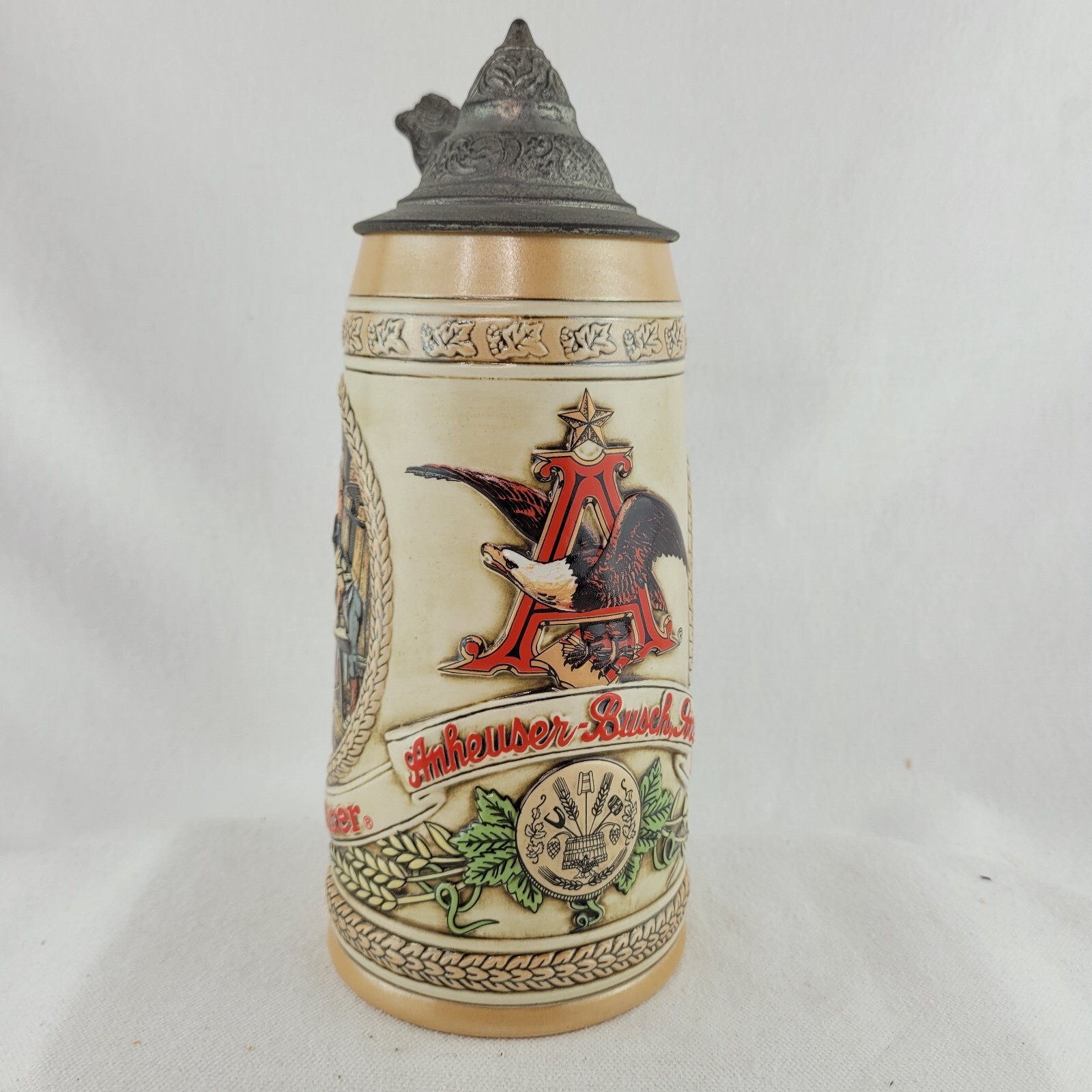 Vintage Anheuser Busch Budweiser Limited Edition "D” Series Beer Stein
