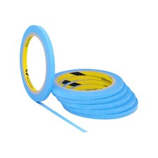 Thin Painters Washi Tape - 1/4 inch x 44 Yard Multi Pack No Residue Masking Tape