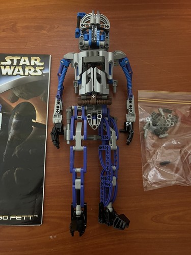 LEGO 8011 Star Wars Jango Fett 100% Complete With Instructions - Picture 3 of 4