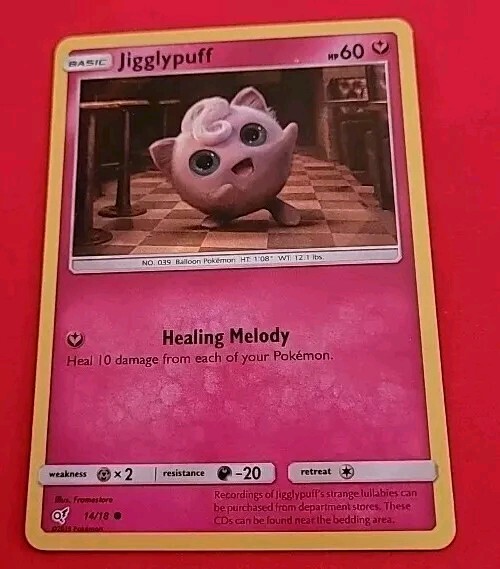 Jigglypuff HP60 2019 Holo Foil Pokmon Card No. 14/18