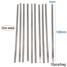 10Pcs Dental Polishing Strips Stainless Steel 128 4mm One Side