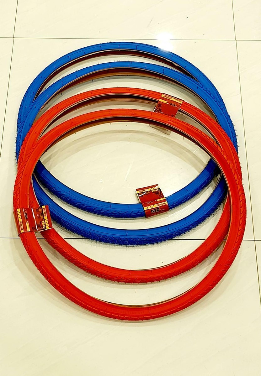 700X38 (40-622)FITS 29 WHEEL FOUR HIGH QUALITY BLUE AND RED